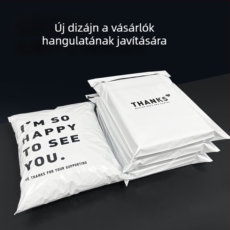 Erősített expressz zacskó ruházathoz, testreszabható logóval, önzáró, 100%-os tiszta anyag, ofszet/szitanyomtatás/UV nyomtatás