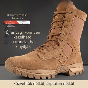 Nylon magas szárú harci csizma felnőtteknek, uniszex, kültéri taktikai lábbeli