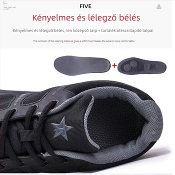 Uniszex fizikai edzőcipő, lélegző és könnyű, taktikai stílusú gumitalp, felnőtteknek