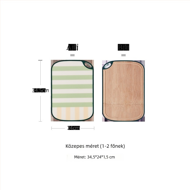 Bambusz vágódeszka, kétoldalas, praktikus, NetEase Strict Selection