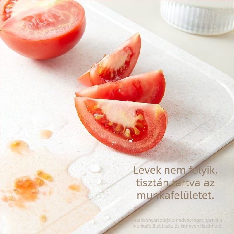 Búzaszalmából készült vágódeszka, kétoldalas, háztartási használatra, modern egyszerű stílus