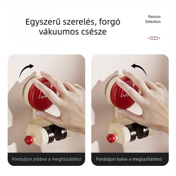 Lekapcsolható zuhanytartó szívófejjel, műanyagból, modern minimalista stílus, egyemeletes fürdőszobai polc, mozgatható, fúrás nélkül (súly 85 g)