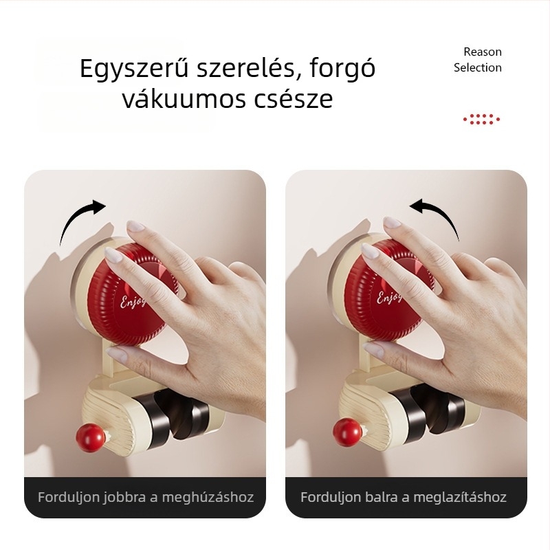 Lekapcsolható zuhanytartó szívófejjel, műanyagból, modern minimalista stílus, egyemeletes fürdőszobai polc, mozgatható, fúrás nélkül (súly 85 g)