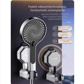 ABS zuhanyfej-tartó, állítható, kézi szerelés, modern stílus, testreszabható