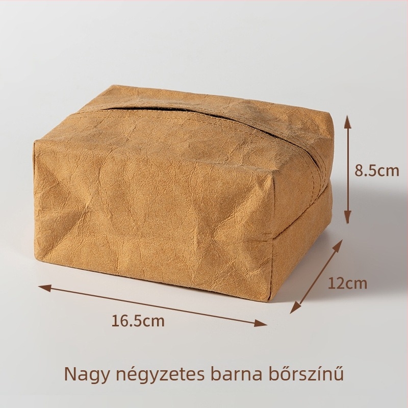 DuPont Paper PP anyagú zsebkendő-doboz, vízálló, többfunkciós, logóval nyomtatva, testreszabható, 50 darabos csomag, autóba, nappaliba és fürdőszobába