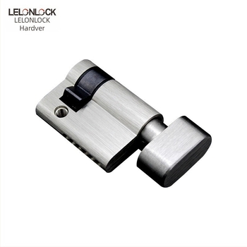 Réz zárbetét, körte alakú, modell RCR-08, felületkezelés: csiszolt nikkel és világos króm, funkció: forgatás