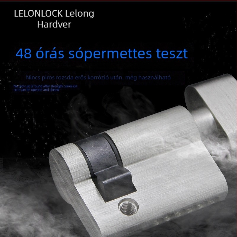 Réz zárbetét, körte alakú, modell RCR-08, felületkezelés: csiszolt nikkel és világos króm, funkció: forgatás