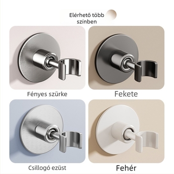 Kézi zuhanyfej tartó rozsdamentes acélból, fúrás nélküli szerelés, modell Hand spray bracket, 1.6 MPa