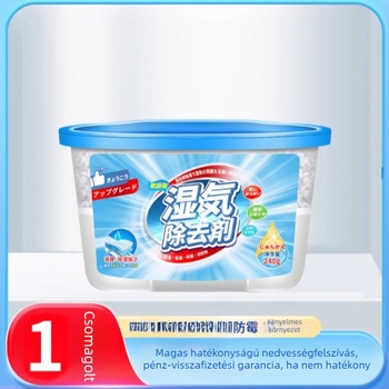 Háztartási nedvességmentesítő és deszikkáns belső használatra — nedvességfelszívó doboz és deszikkáló tasak gardróbokhoz és kollégiumokhoz