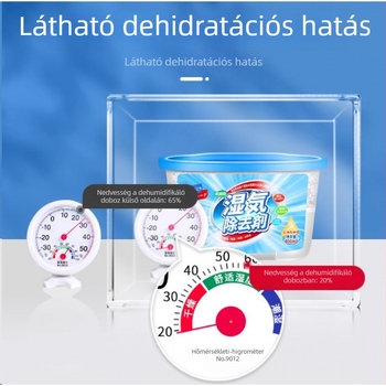 Háztartási nedvességmentesítő és deszikkáns belső használatra — nedvességfelszívó doboz és deszikkáló tasak gardróbokhoz és kollégiumokhoz