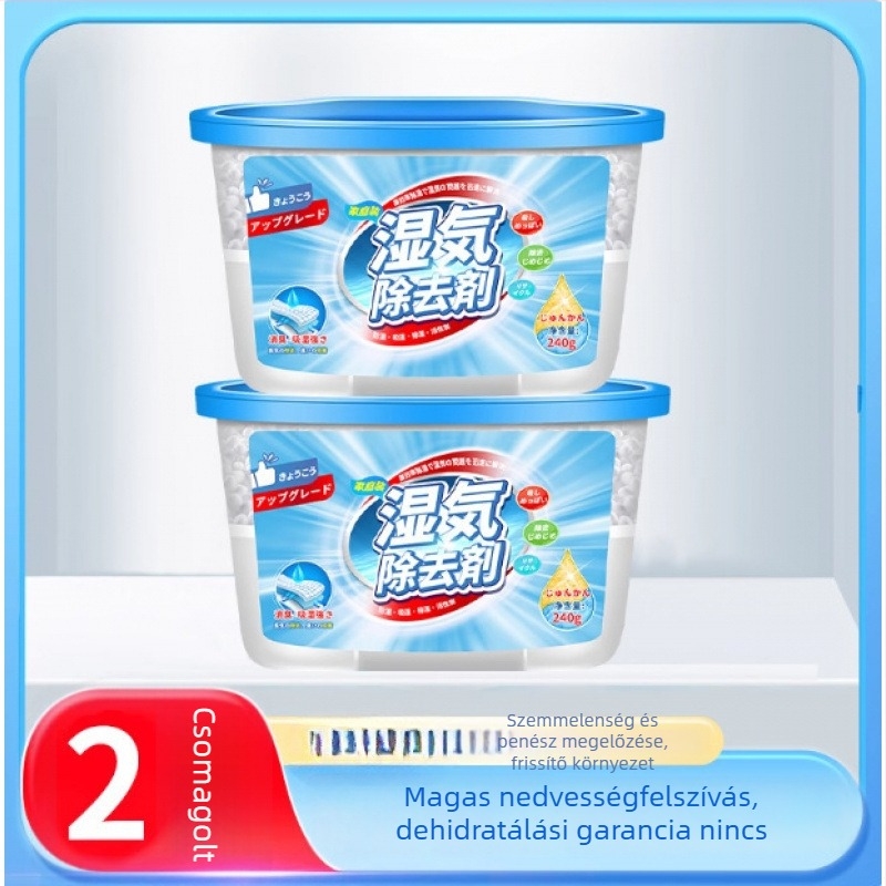 Háztartási nedvességmentesítő és deszikkáns belső használatra — nedvességfelszívó doboz és deszikkáló tasak gardróbokhoz és kollégiumokhoz