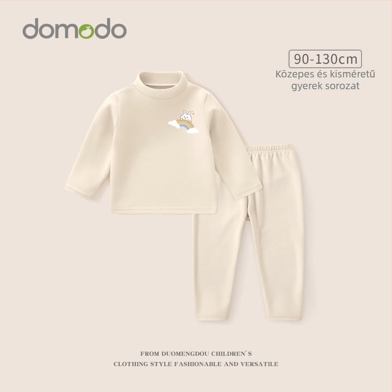 Lányok téli meleg alsóruha szett, vastag alapréteg, Derong poliészter 92,5%