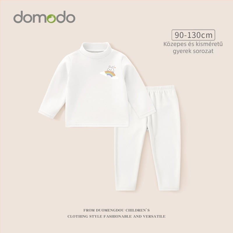 Lányok téli meleg alsóruha szett, vastag alapréteg, Derong poliészter 92,5%