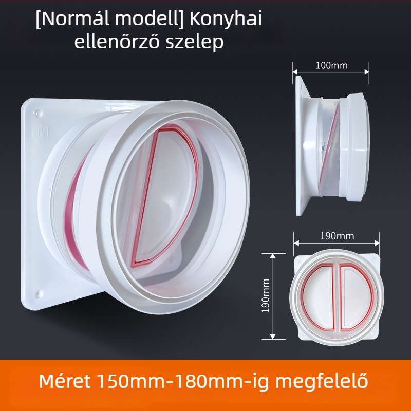 Konyhai és fürdőszobai egyirányú ellenőrző szelep, műanyag, modern minimalista stílus