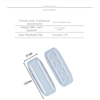 Aoju műanyag vezeték rendező, falra szerelhető, rajzfilmszerű stílus, konyha, íróasztal, hálószoba és nappali számára