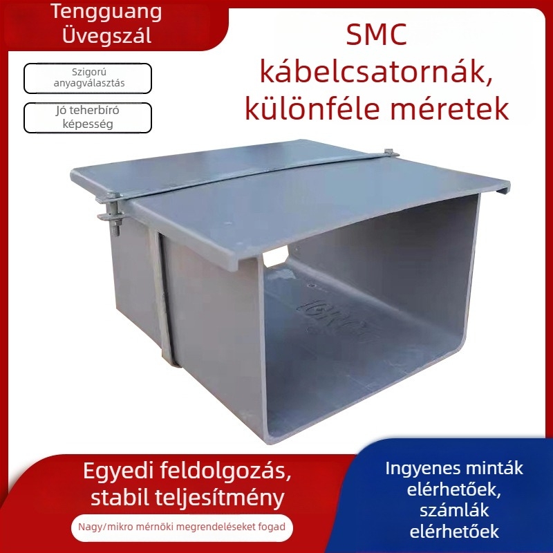 SMC-kompozit kábelcsatorna – hídcsatorna típus, Tengguang márka, SMC anyag, nagysebességű vasút számára