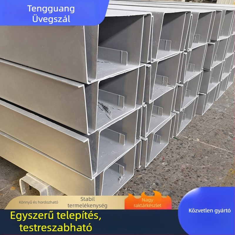 SMC-kompozit kábelcsatorna – hídcsatorna típus, Tengguang márka, SMC anyag, nagysebességű vasút számára