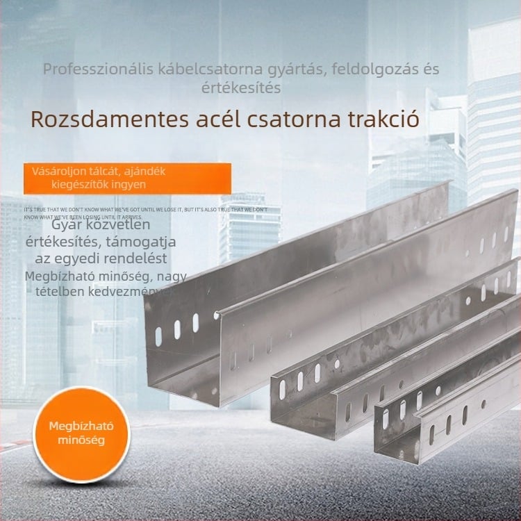 Rozsdamentes acélcsatornás kábelhíd, Jinxin Bridge, testreszabható feldolgozás, ipari kivitelezéshez