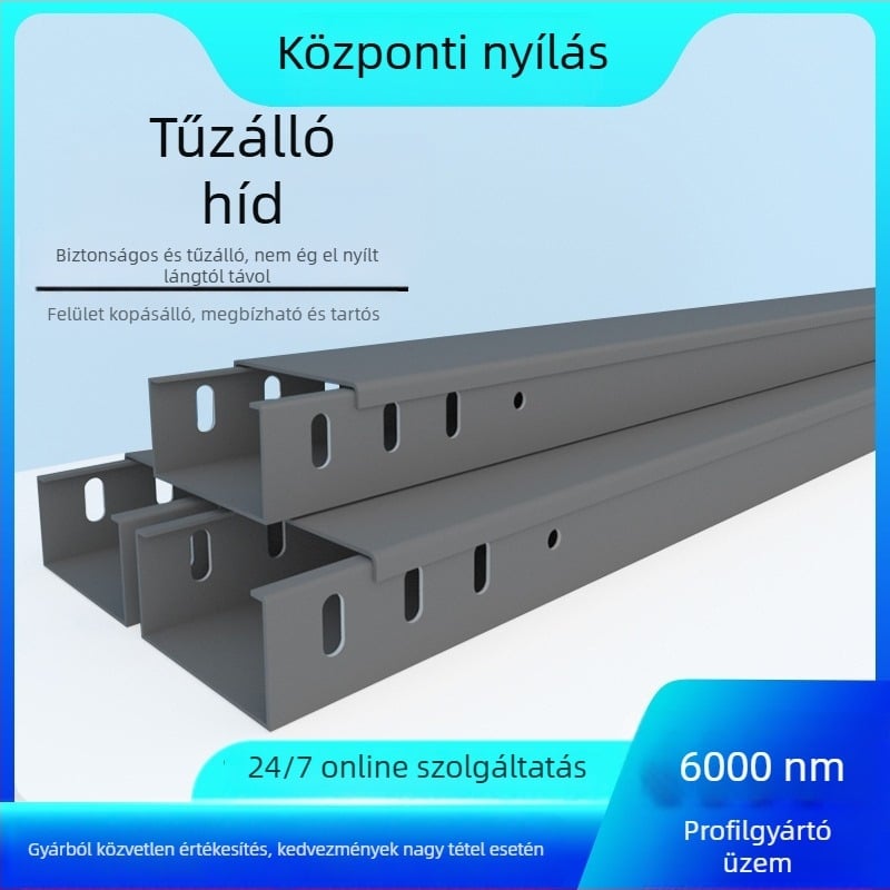 Tűzálló kábelcsatorna – híd típus, testreszabható, anyag: tűzálló, alkalmazás: építkezés, márka Middle Road Opening