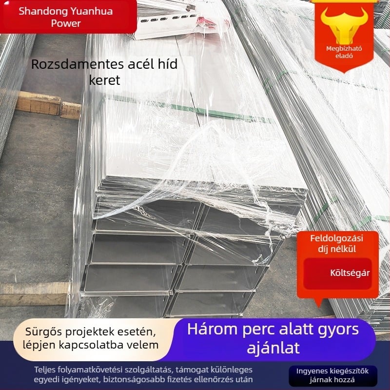Rozsdamentes acél kábelcsatorna híd földalatti garázs számára, testreszabható, megfelelő nukleáris energia és vegyipar számára