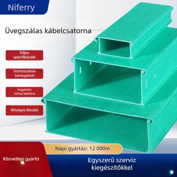 Feirui üvegszálas létra típusú kábelcsatorna kültéri használatra, tűzálló és korrózióálló, CE tanúsítvány, testre szabható, energiaátvitelre és elosztásra