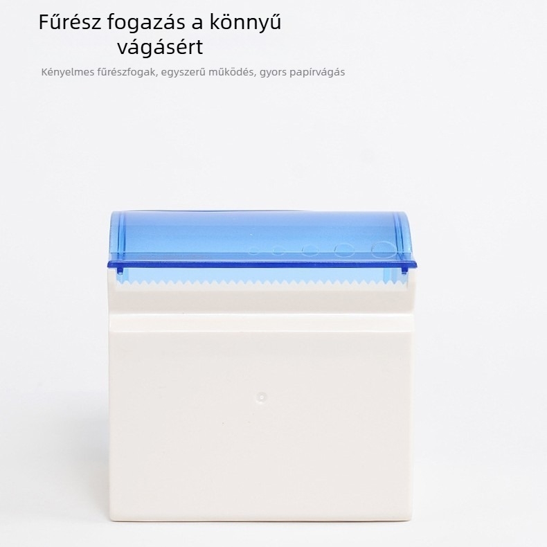 Fali toalettpapír tekercs tartó ABS anyagból, ovális alak, vízálló, modell V-7401