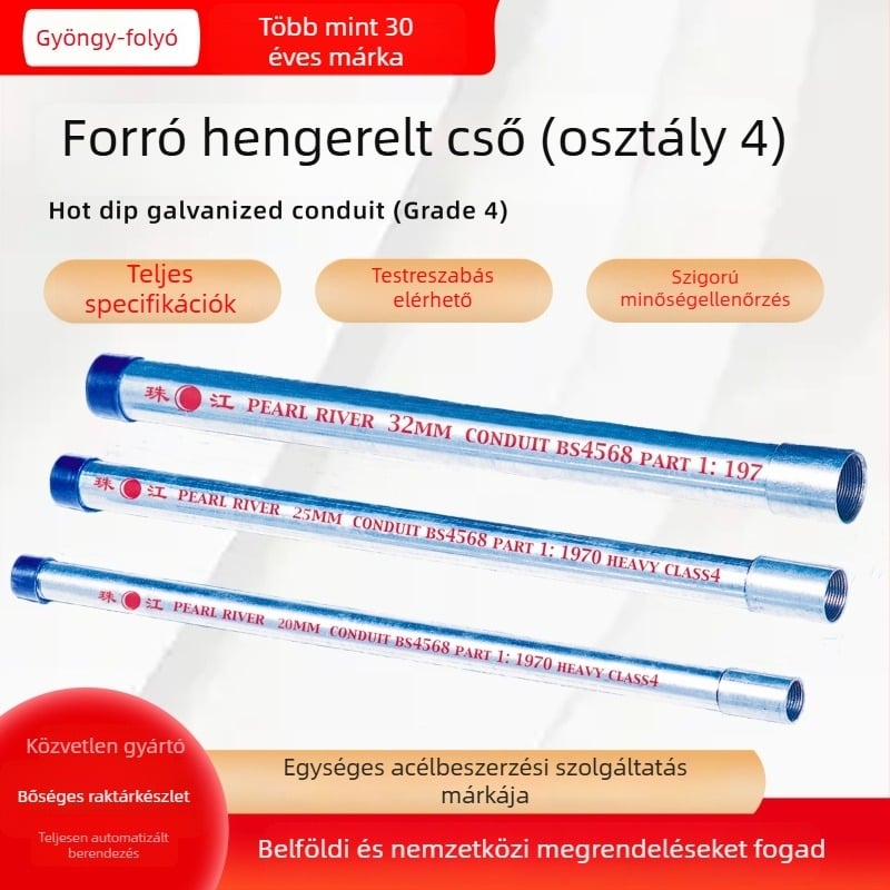 Pearl River Forrógalvanizált kábelcsatorna, 4. osztály, Nemzeti szabvány, 20-25