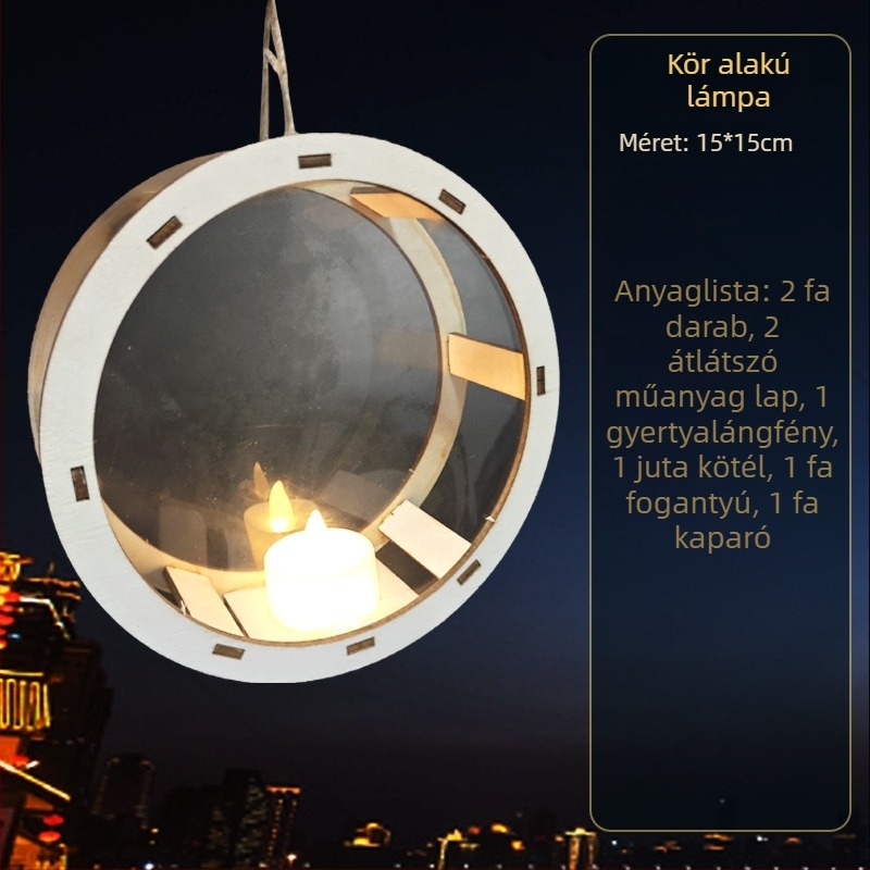 Halloween gyerekeknek lámpás - DIY készlet, szabálytalan alak, logóval, YICAII márka, rajzfilmszerű stílus