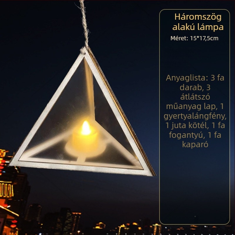 Halloween gyerekeknek lámpás - DIY készlet, szabálytalan alak, logóval, YICAII márka, rajzfilmszerű stílus