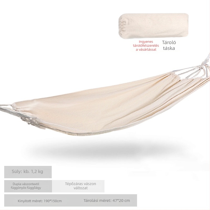 Force Forest vászon függőfotel, állvány nélkül, teherbírás 300 kg, súly 1,3 kg