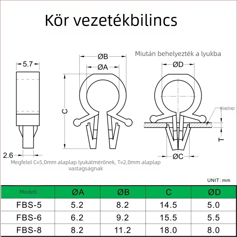 Plug-In PCB kábelcsipesz rögzített vezetékekhez — Márka Cy/chang xingyao