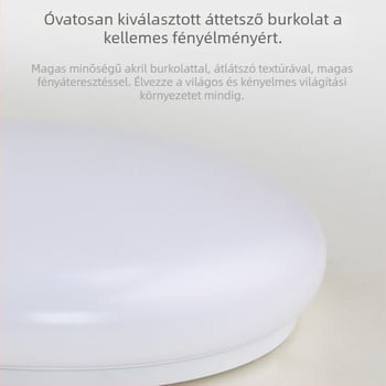 Mennyezeti lámpa, kerek LED világítás folyosók és fürdőszobákhoz, modern minimalista dizájn, 220V, 5–10 m² lefedettség