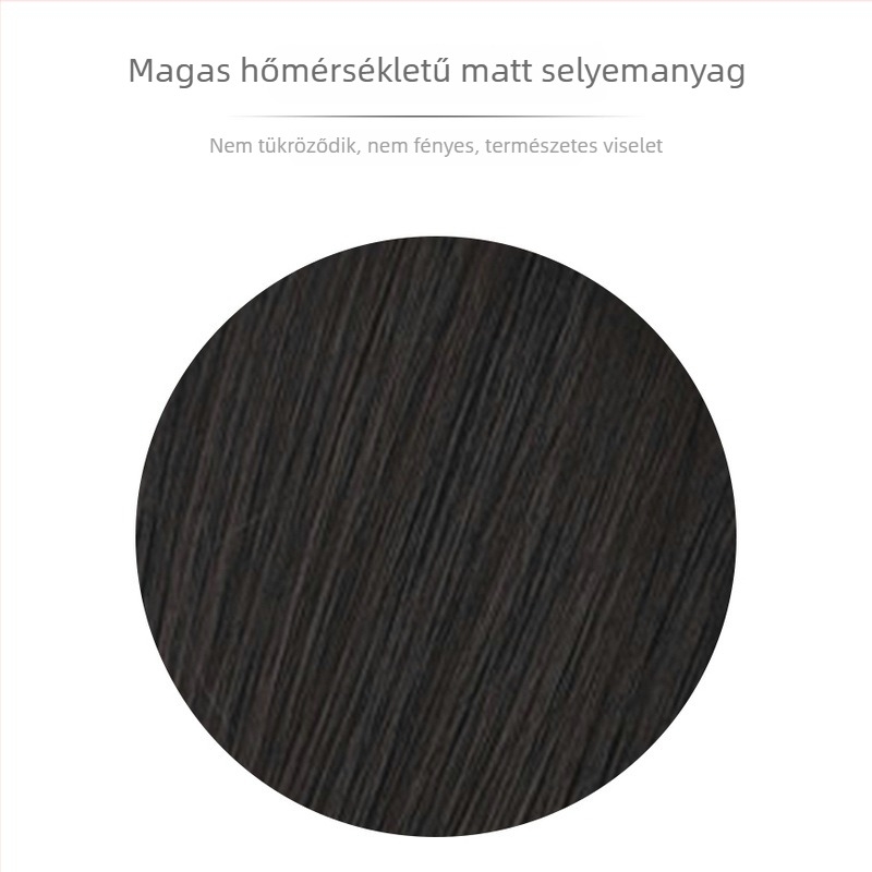 Xinyi SZ-22 paróka: hosszú egyenes haj ferde frufruval, teljesen kézzel készült, magas hőmérsékletű huzal