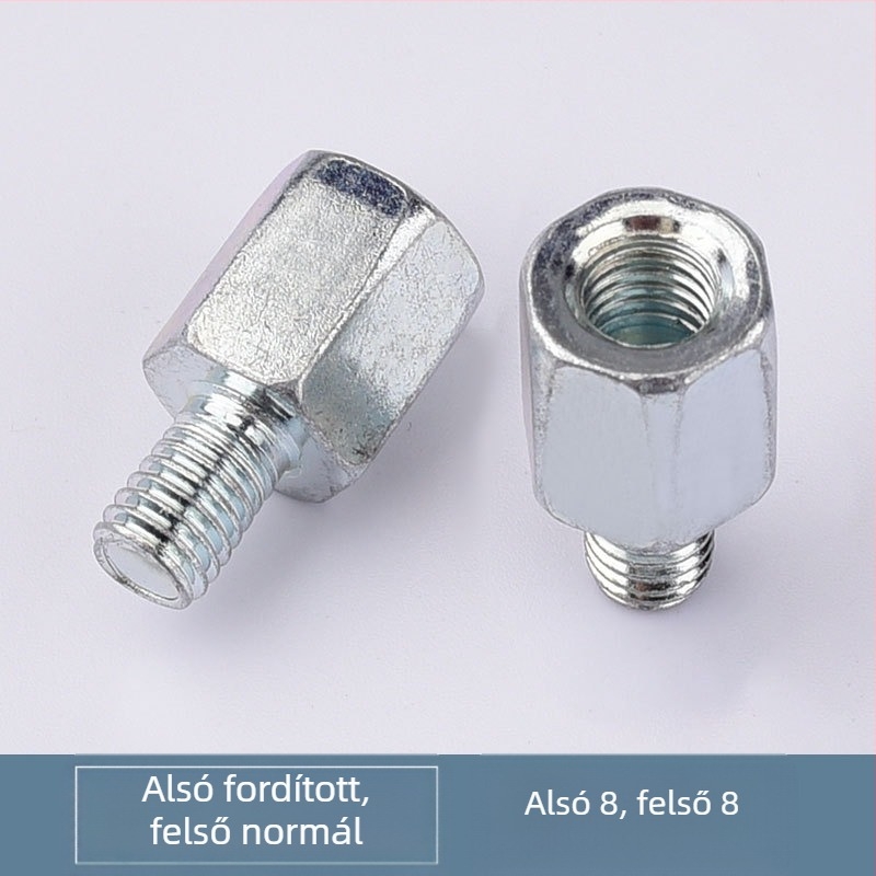 Kepu elektromos motorkerékpár tükrének konverziós csavaradaptere, 10 mm-től 8 mm-ig, egyenes menet