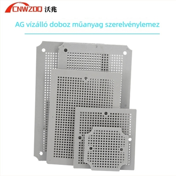 CNWZDQ vízálló doboz szerelőlemez, műanyag méhsejt hálóval, csatlakozódobozhoz