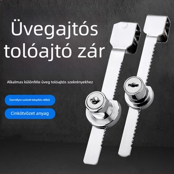 Gu Rui 328 Üvegszekrény Zár, Cinkötvözet, Üveg vitrinekhez, Modern Minimalista Stílus
