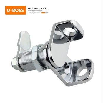 U-BOSS 502B szekrényzár 360° nyelvvel, cink ötvözet, modern egyszerű stílus