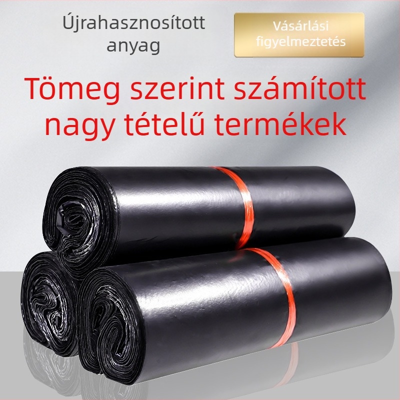 Express futártaska, önzáró PE alapanyagból, 10 kg teherbírás, nyomtatott logó, átívelő határok közötti szállításra