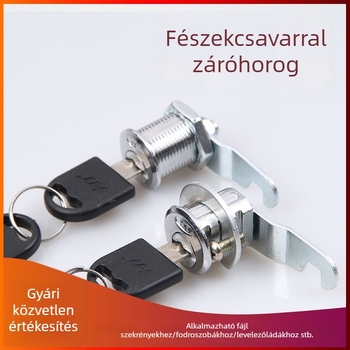 Circlip-zár Szekrényzár Fiókos Szekrényhez, Cinkötvözet, Modern Minimalista Stílus