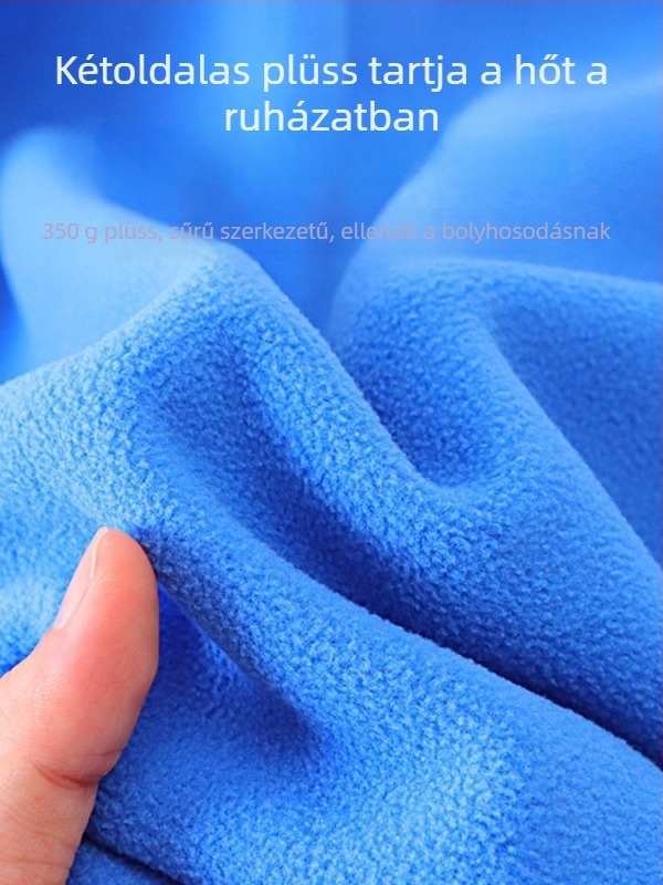 Gyerekeknek készült fleece-béléssel ellátott kabát, állógallér, cipzár, hosszú ujjú, 3–8 éveseknek