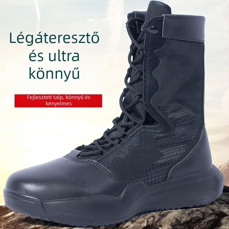 Katonai sivatagi csizma, ultrakönnyű túracipő, mikroszálas anyag, uniszex felnőtteknek, modell 2025
