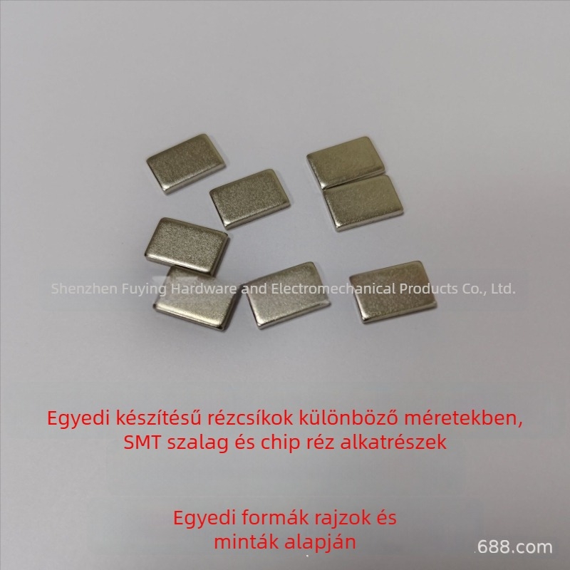 Rézlemez buszbar tápegység hűtéséhez, hűtőbordával, SMT forrasztólemez és vezető szalag – Fuying Hardware