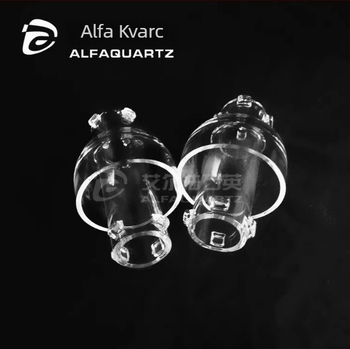 Kvarc üvegből készült szigetelő-reaktor, magas hőmérséklet-ellenálló, magas tisztaságú félvezető, Elfa Quartz