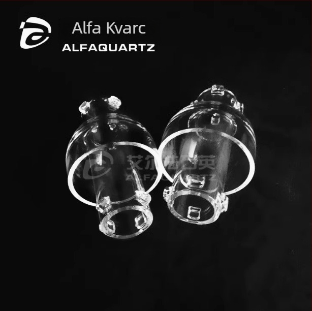 Kvarc üvegből készült szigetelő-reaktor, magas hőmérséklet-ellenálló, magas tisztaságú félvezető, Elfa Quartz