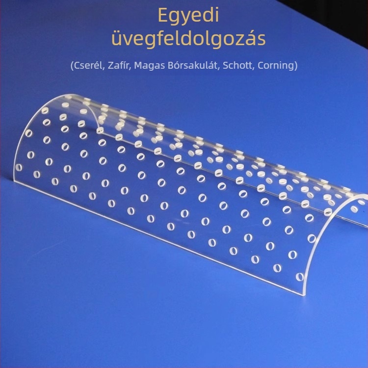 Elfa Quartz görbe perforált kvarc üvegcső grillfedél gáztűzhelyhez – magas hőmérséklet- és korrózióállóság