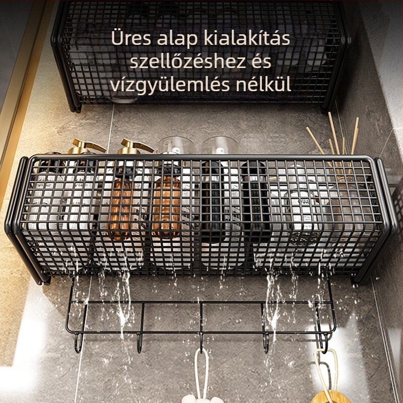 Lógó tárolókosár, vas anyag, Plus degree, modern egyszerű stílus