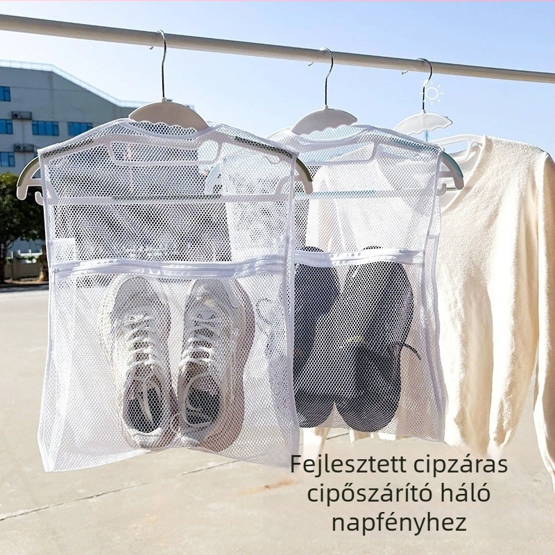 Cipőszárító háló cipzárral, modell 357, poliészter, márka Xing yanmei, modern minimalista stílus