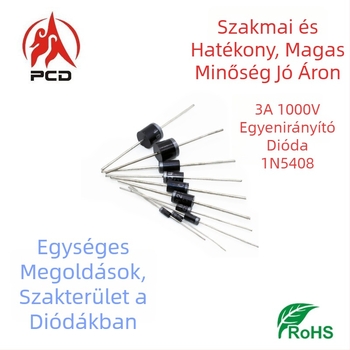 Rectifier dióda 1N5408 – Tape-Encapsulated, MIC márka, Autóelektronika