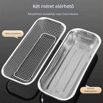 201-es rozsdamentes acélból készült evőeszköz- és pálcikás kosár leeresztő rács fertőtlenítő szekrényhez