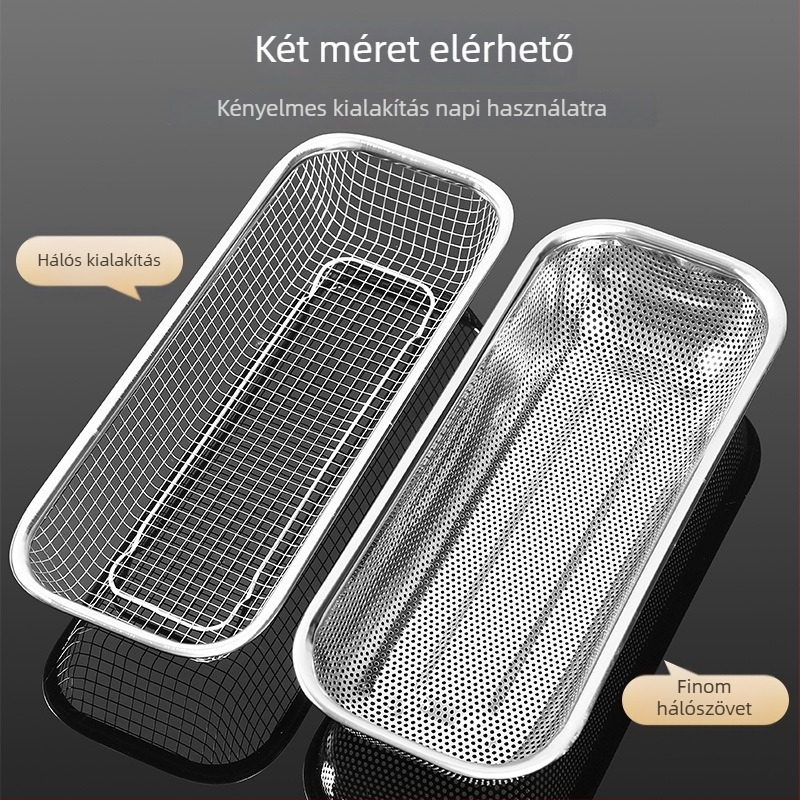 201-es rozsdamentes acélból készült evőeszköz- és pálcikás kosár leeresztő rács fertőtlenítő szekrényhez